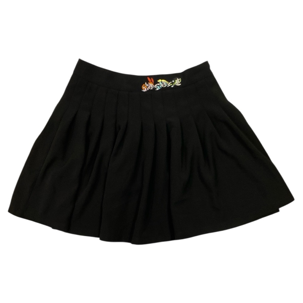 Dolls Kill X The Powerpuff Girls Fly to the Rescue Pleated Skirt in Black Small